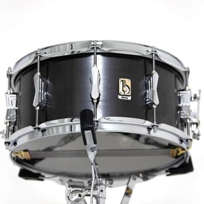 British Drum Co. TAL-14-65-SN Nicko McBrain Signature Series Talisman Steel Snare. 6.5" x 14" image 7