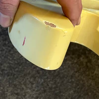 1972 1973 Fender Telecaster Custom guitar body white image 6