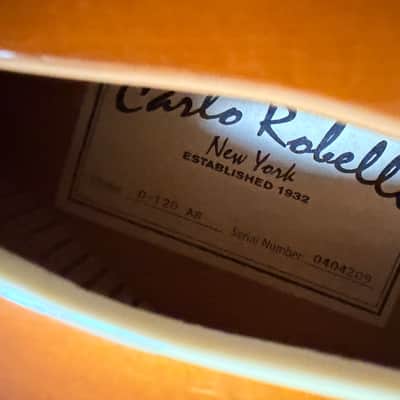 Carlo Robelli D-120 Peerless Semi-Hollow Guitar w Case image 2