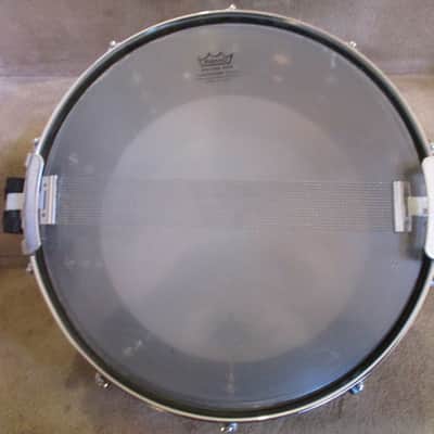 Yamaha Vintage Recording Custom Snare Drum, 14 X 6.5, Black Lacquer, Japan Made - 1983! image 13