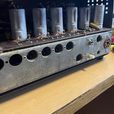 Vintage Binson Hi-Fi Tube Amp - EL34 Power Amp + 4 Channel preamp "Pre Mixer PA 4 Echo Unit" – Original Cables 70s Pink Floyd image 17