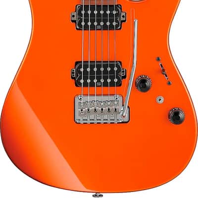 Ibanez AZ2402 Prestige Electric Guitar, Roasted Maple Fingerboard, Roadster Orange Metallic image 2