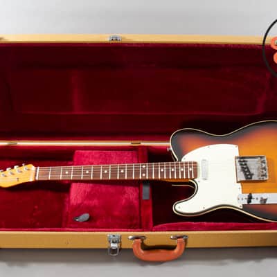 2002 Fender Japan CIJ Left-Handed TL62B-TX ’62 Telecaster Custom Sunburst Texas Specials image 2