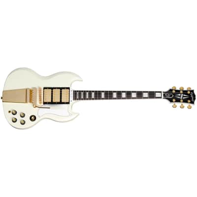 1963 Les Paul SG Custom Maestro Vibrola Classic White Inspired by Gibson Custom Epiphone image 10
