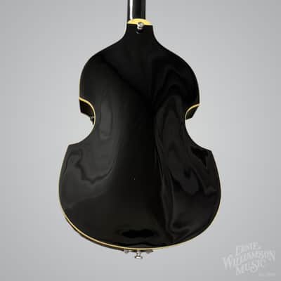 Hofner Ignition PRO Violin Bass, Trans Black, Teacup knobs image 2