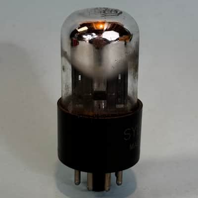 1954 Sylvania 6SN7GTA Vintage Black Plate Chrome Top Tube! T546 image 4