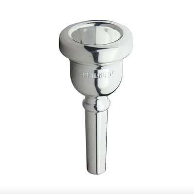 Schilke 47 Standard Series Small Shank Trombone Mouthpiece - Silver Plated image 3
