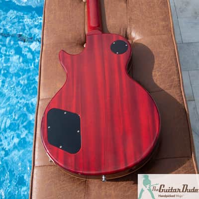 1999 Epiphone by Gibson LPS-80 '58 Reissue Style Les Paul Standard -w Open Book Headstock - Heritage Cherry Sunburst - Made in Japan! Pro Set Up w Perfect Frets/Action/Intonation image 4
