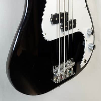 Fender Standard Precision Bass, Laurel FB, White Pickguard, Black image 4