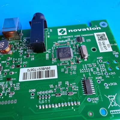 NOVATION LAUNCHKEY 25 MK3 Midi Keyboard Part USB Sustain Input PCB Circuit Board image 6