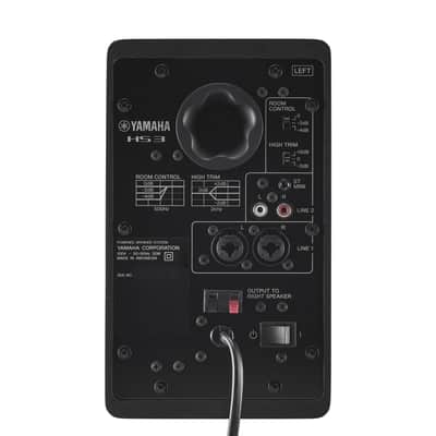 YAMAHA HS3 POWERED STUDIO MONITOR PAIR-BLACK : BRAND NEW :  [DETROIT MODULAR] image 2