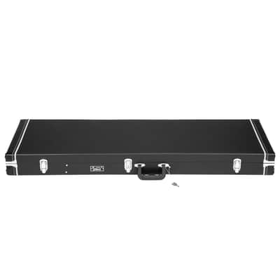Glarry High Grade Electric/Bass Guitar Square Hard Case 2020s - Flat Black image 14