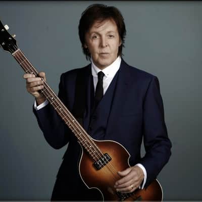 The Beatles Paul McCartney Signed Autographed Hofner Bass Guitar (Beckett and UACC Certified) image 6