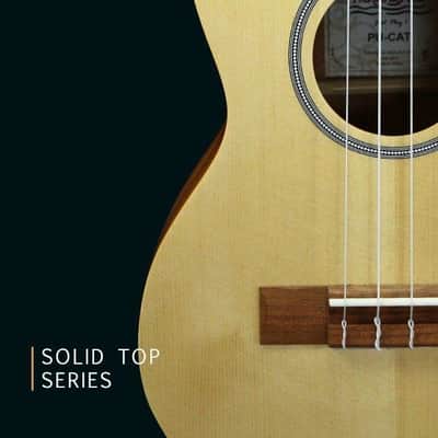 PukanaLa Model PU-CAT Solid Spruce top Series Tenor Size Ukulele w/ Gloss Finish image 5