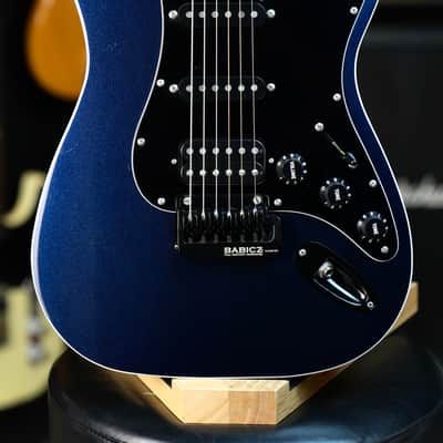 2021 Fender Stratocaster Aerodyne II (75 Anniversary), Made in Japan - Gun Metal Blue / Babicz Bridge / Pro Setup image 2