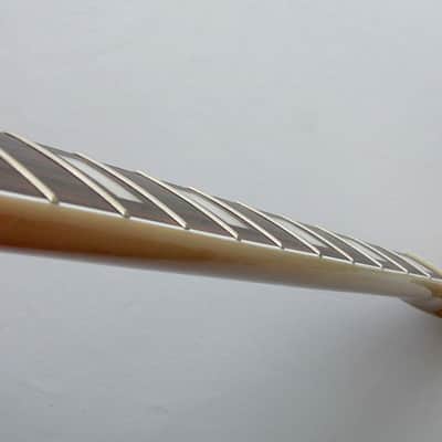 JAZZ Bass J* Guitar NECK/Nitro-MOP Block Inlay- Natural image 2