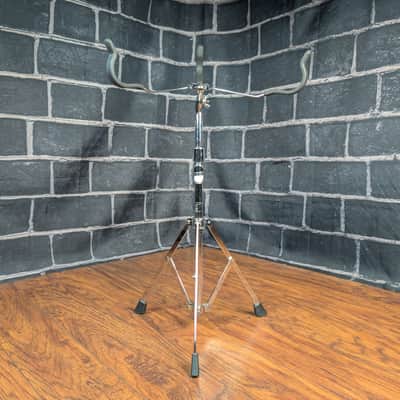 Ludwig Vintage Black and White Badge Snare Drum Stand - Chrome image 3