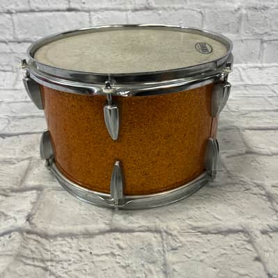 Arai 3pc 1970s Japanese Gold Sparkle Drum Set image 6