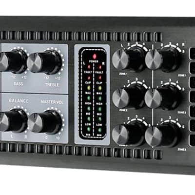 Rockville RCS2-320-6 320 Watt 6 Zone Stereo 70v Commercial Amplifier/Bluetooth image 3