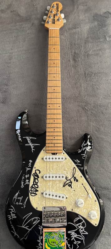 Ernie Ball Music Man Silhouette Special – Multi-Signed Hard Rock Cafe 25 Years of Rock Charity Guitar w/ Hard Case image 1
