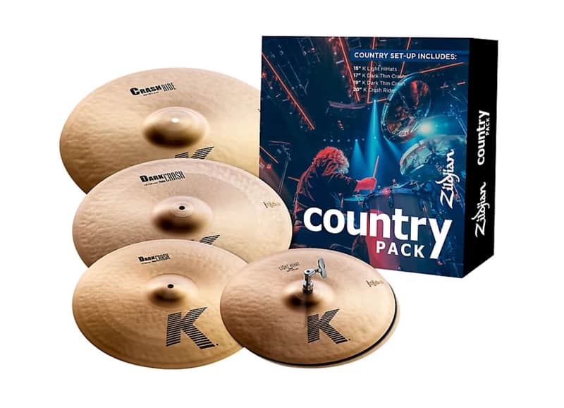 zildjan country pack 2023 cymbals pack for drums image 1