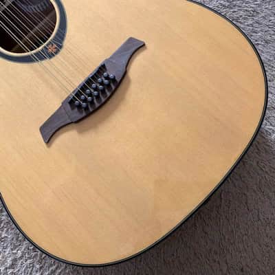 LAG 12 String Acoustic Electric Guitar, Spruce Plywood Top Body, Mahogany Neck, Rosewood Fingerboard image 15