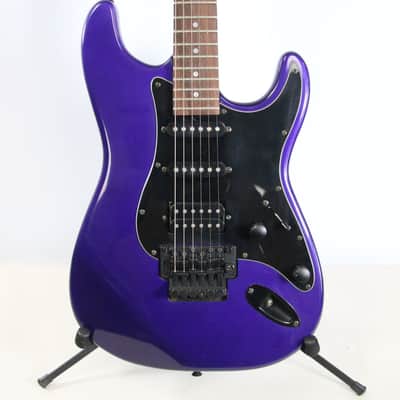 Squier Contemporary Stratocaster HSS with Floyd Rose 1989 Metallic Purple image 1
