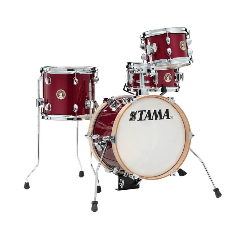 Tama Club-JAM Flyer 4-Piece Shell Pack w/14" Bass Drum - Candy Apple Mist image 1