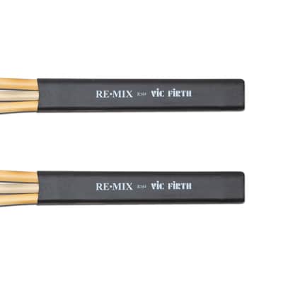 VIC FIRTH RM4 REMIX BRUSHES RATTAN/BIRCH image 3