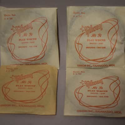 1950's Gibson Mona-Steel String Box Bass Strings Case Candy image 5