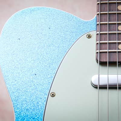FENDER USA Custom Shop 60's Flamethrower Telecaster Custom Jrny Relic "Lake Placid Blue Sparkle" (2026) image 8