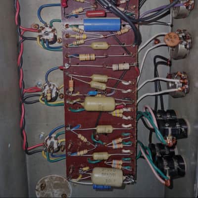 1969 Marshall Super Lead 100w Guitar Amp Head Vintage model 1959 original post plexi metal panel JMP 100 watt Rock n Roll Machine AC/DC Jimi Hendrix Amplifier image 17