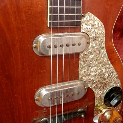 Premier Scroll Guitar 1958 Natural image 6