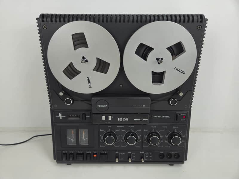 Aristona - EW 5512 - Stereo Tape Deck - Fully Serviced - With Dust Cover image 1