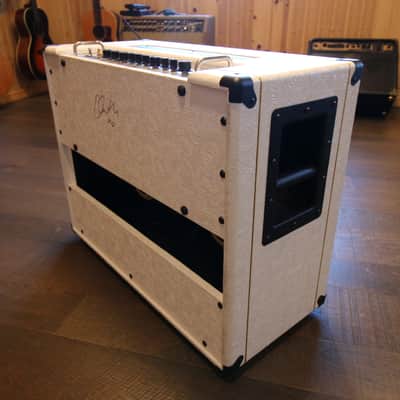 Prototype #2 Orange Oriverb Orianthi Signature (signed)  2-Channel 50-Watt 2x12" Guitar Combo 2024 - Present - White image 10