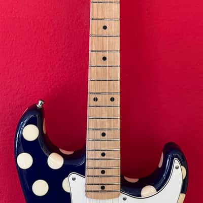 Signed by Buddy - Fender Buddy Guy Artist Series Signature Stratocaster - Blue with White Polka Dots image 11