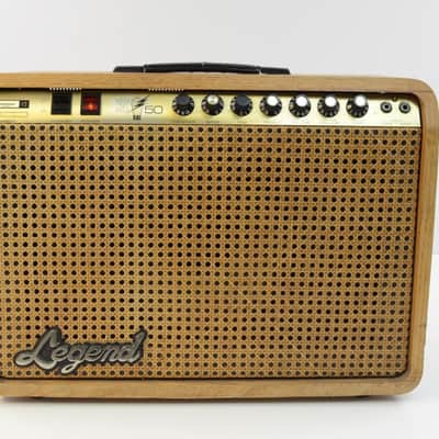Legend Rock "N" Roll 50 Combo Guitar Amplifier Oak Cabinet image 2