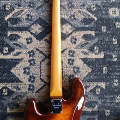 Fender American Deluxe Jazz Bass Special Edition Quilt 1999-2000 - Tobacco Burst image 19