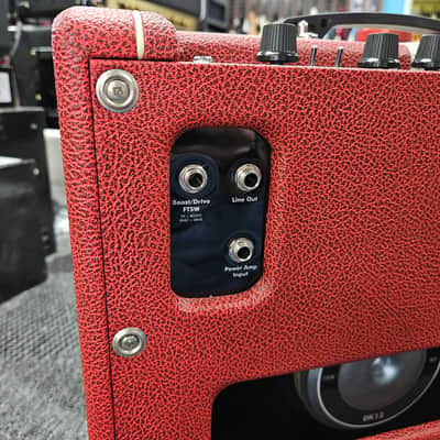 Supro 1822R Delta King 12 Special Run 15-Watt 1x12" Guitar Combo 2025 - Scarlet / Cream Stripes image 7