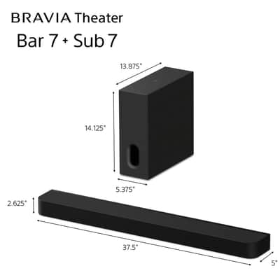 Sony BRAVIA Theater Bar 7 + Sub 7, Dolby Atmos/DTS:X compatible image 10