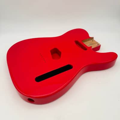 HooDoo Telecaster Body Roasted Ash Fiesta Red htb5321 image 1