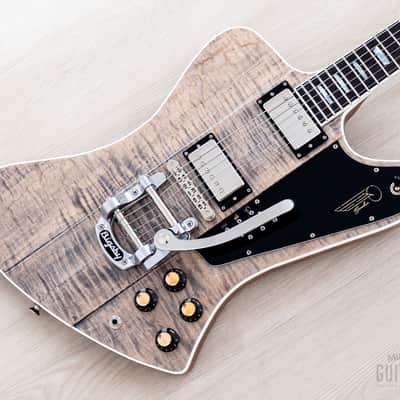 2023 Kauer Banshee Deluxe Stonewash Flame Top, Near-Mint w/ Wolfetone & Bigsby image 1