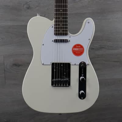 Squier Affinity Telecaster with Laurel Fretboard, String Through Body Olympic White image 1