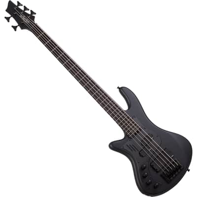 Schecter Stiletto-5 Stealth Pro LH - Satin Black (2274) image 3