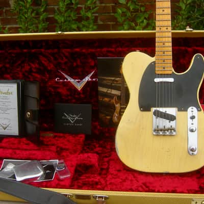 ♚ MINT ♚ 2017 Fender CUSTOM SHOP Ltd NAMM '51 NOCASTER RELIC ♚ INCREDIBLE ♚100%♚ 7.6 LBS image 17
