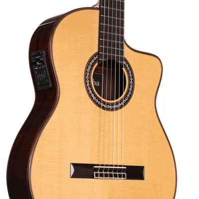 Cordoba GK Pro Negra Nylon String Acoustic-Electric Natural Used image 5