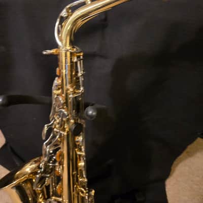 Selmer Aristocrat AS600 alto saxophone in good used condition. Includes mouthpiece and case. image 9
