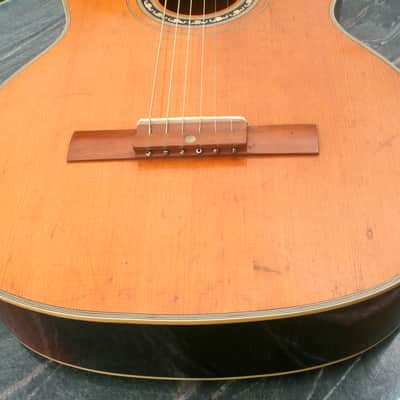 Yamaha Nippon Gakki Dynamic ALL Solid Guitar No.40A Red Label  1963 Natural+Original Hard Case image 19