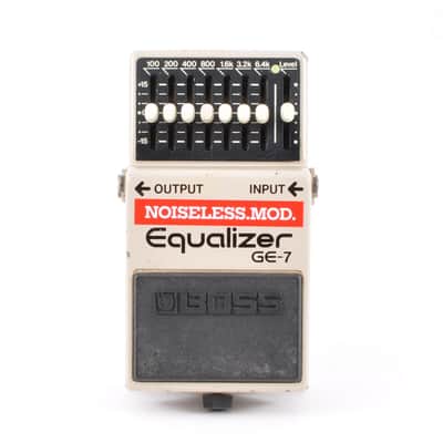 Immagine Boss GE-7 Modified Noiseless Equalizer Made in Japan 1987 Guitar Effects Pedal Used From Japan #766600 - 2