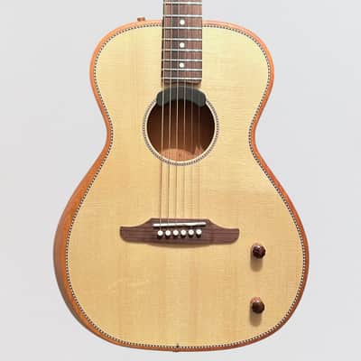 Fender Highway Parlor Acoustic-Electric Guitar - Natural image 1